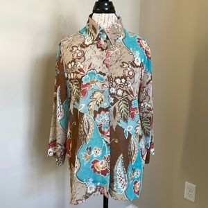 Alfred Dunner Floral Blouse